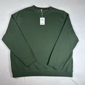 Mens 2XL Free Assembly Dark Olive Sweatshirt. NWT